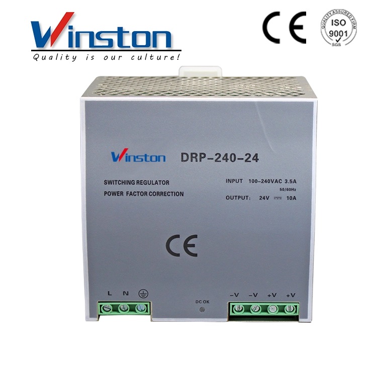  DRP-240 PFC function din rial power supply 